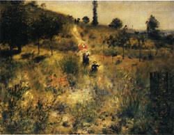 Auguste renoir Road Rising into Deep Grass china oil painting image